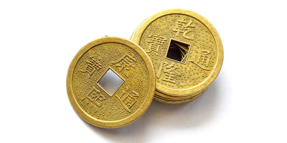 Kinijos moneta kaip sėkmės talismanas